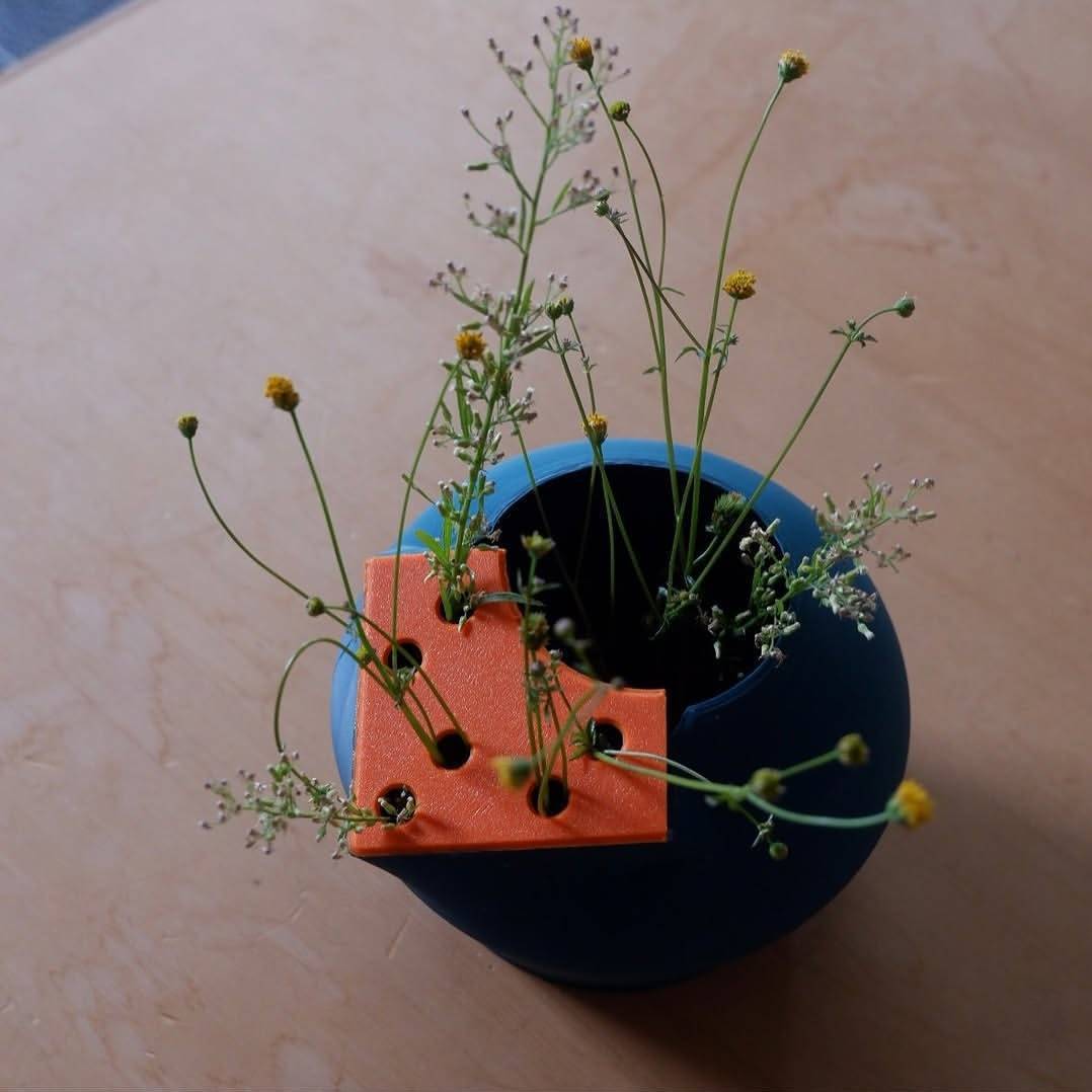 花が入っている斜め上の写真